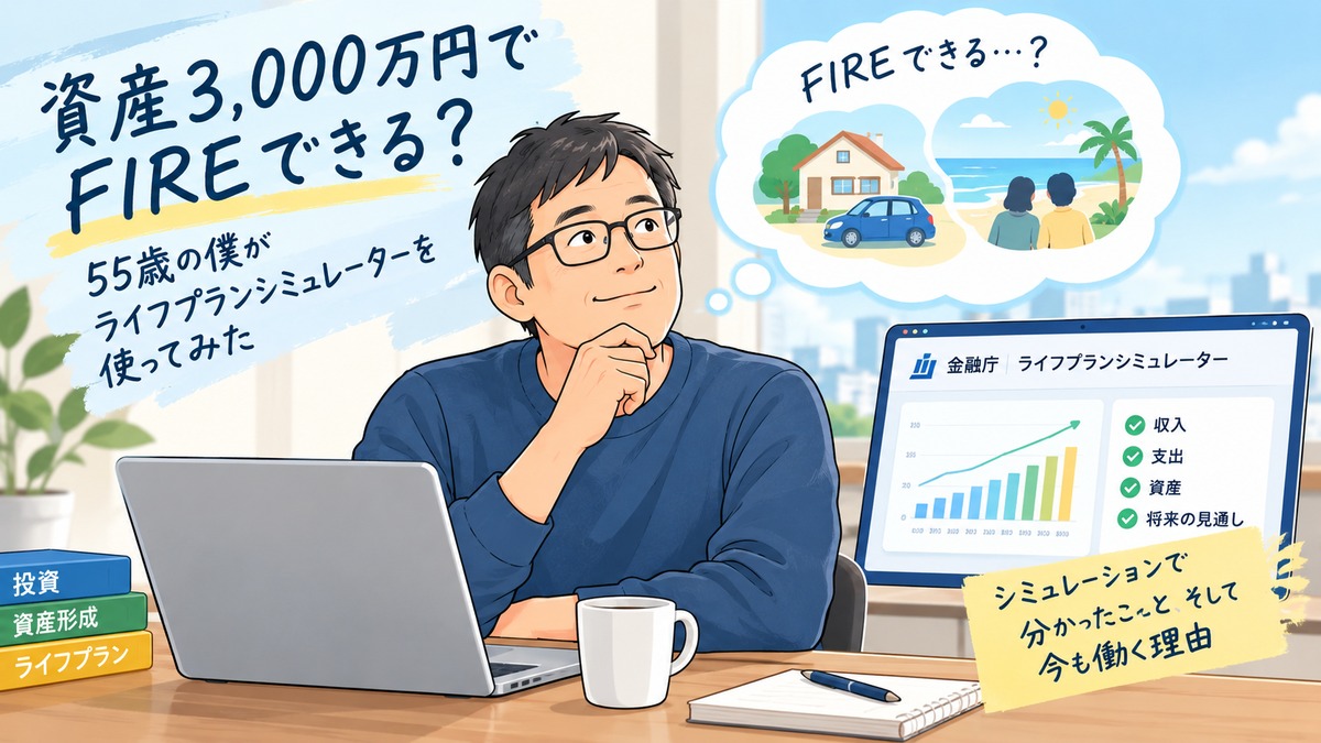 Fireするか悩んでるイメージ